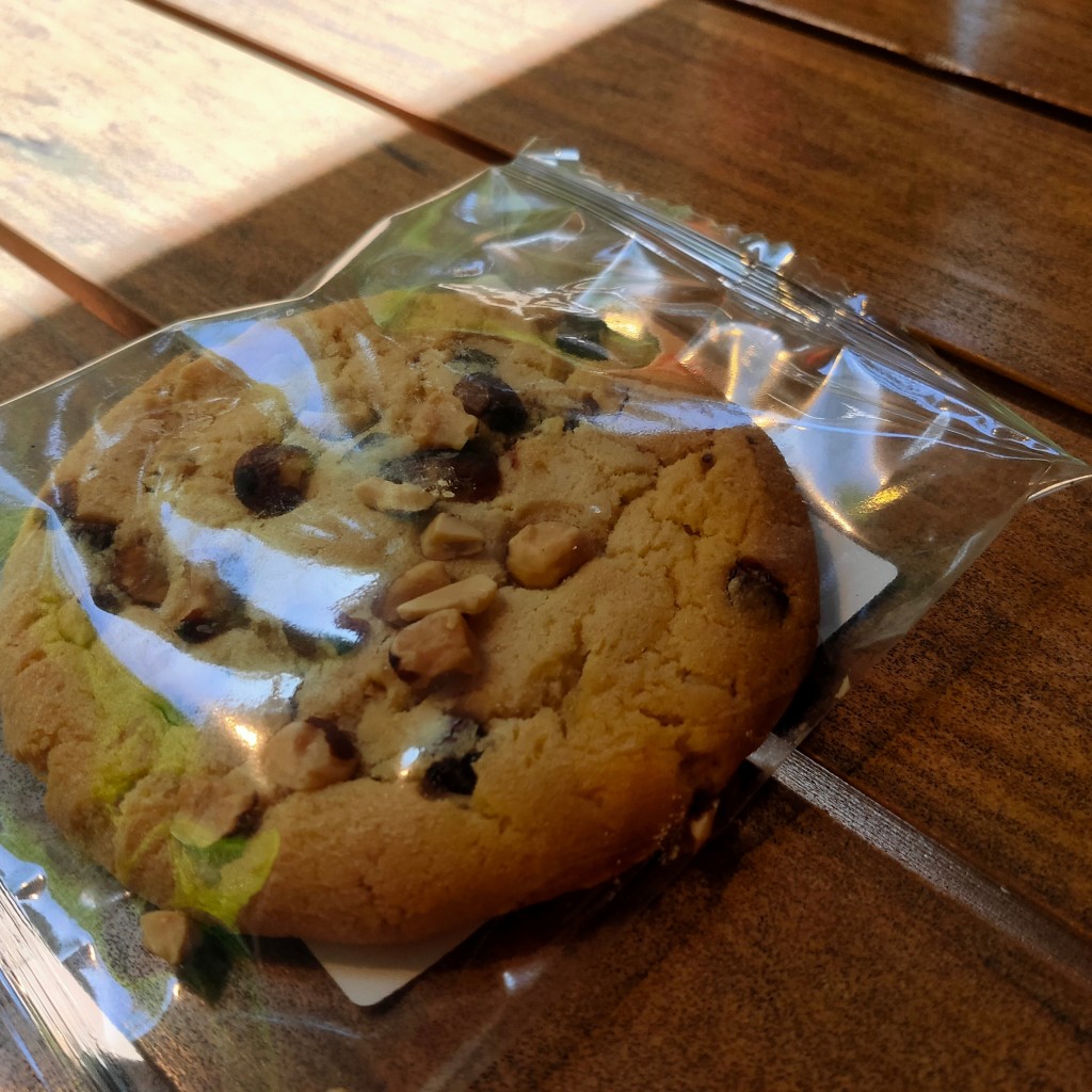 ユーザーが投稿したアーモンドクッキーの写真 - 実際訪問したユーザーが直接撮影して投稿した千駄ヶ谷カフェエクセルシオール カフェ 千駄ヶ谷駅前店の写真