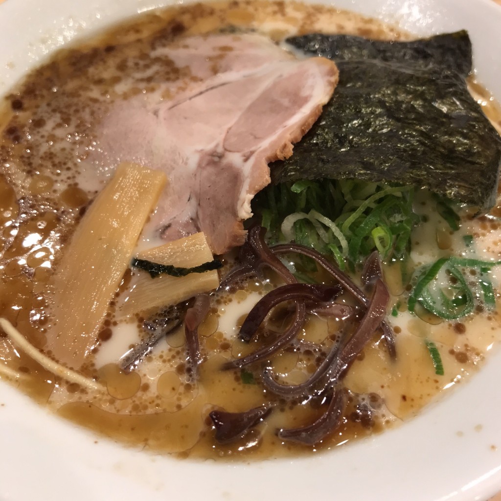 ひなたxさんが投稿した市場ラーメン / つけ麺のお店熟成とんこつラーメン専門 一番軒 守山口店/イチバンケンモリヤマクチテンの写真