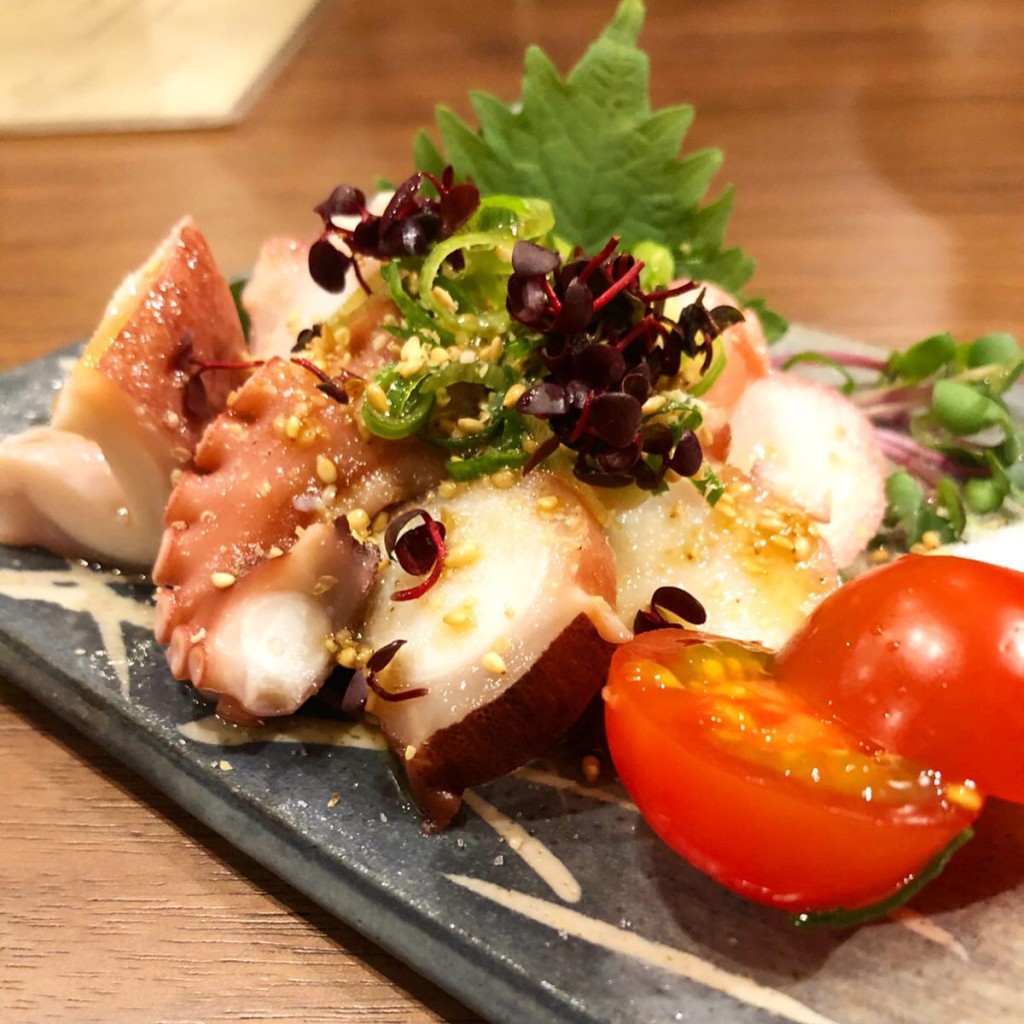 ユーザーが投稿した蛸ぶつゴマ油の写真 - 実際訪問したユーザーが直接撮影して投稿した東心斎橋居酒屋煮炊き すずなりの写真