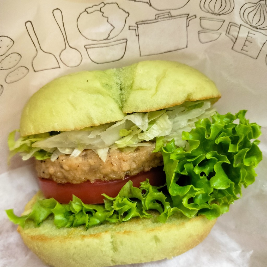 ユーザーが投稿したグリーンバーガー＜テリヤキ＞ GREEN BURGER TERIYAKIの写真 - 実際訪問したユーザーが直接撮影して投稿した弘明寺町ファーストフードモスバーガー 弘明寺店の写真