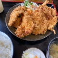 鶏唐揚げ定食 - 実際訪問したユーザーが直接撮影して投稿した熱海町安子島中華料理インター食堂 安子島店の写真のメニュー情報