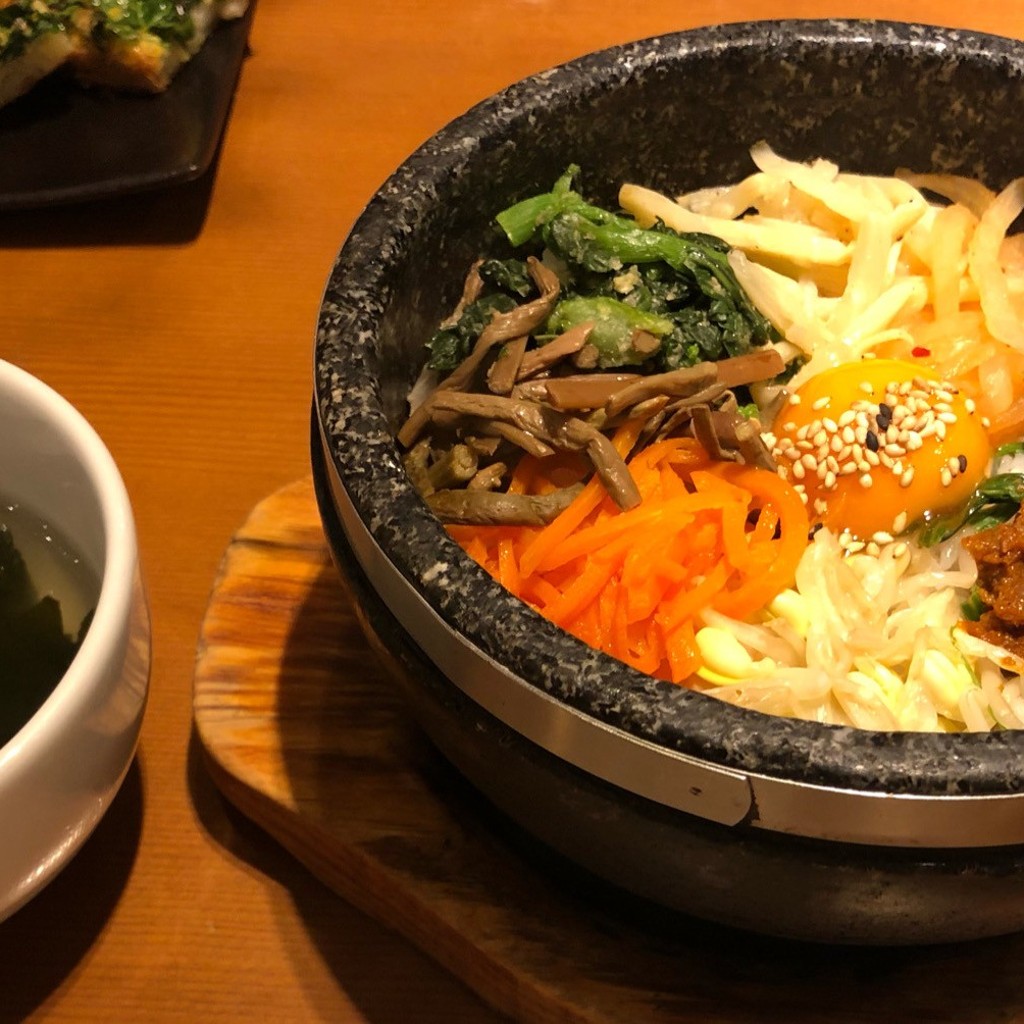 ユーザーが投稿した石焼&ポッサムの写真 - 実際訪問したユーザーが直接撮影して投稿した千駄ヶ谷韓国料理韓国料理スランジェ 新宿店の写真