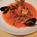 海の幸のトマトパスタ - 実際訪問したユーザーが直接撮影して投稿した上広谷イタリアンKENの厨房の写真のメニュー情報