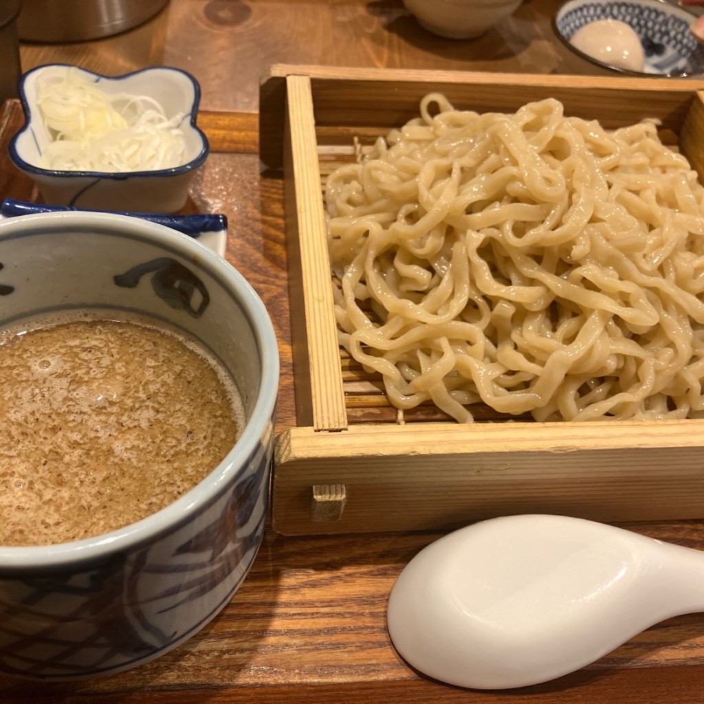 ユーザーが投稿した鯖つけ麺の写真 - 実際訪問したユーザーが直接撮影して投稿した柳橋ラーメン専門店炭火焼濃厚中華そば 威風堂道の写真