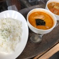 カレーランチセット - 実際訪問したユーザーが直接撮影して投稿した田原タイ料理チャイディーの写真のメニュー情報