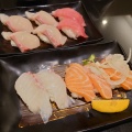 本まぐろ中とろ - 実際訪問したユーザーが直接撮影して投稿した武庫の里回転寿司にぎり長次郎 西武庫店の写真のメニュー情報