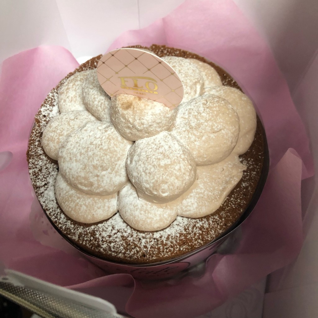 ユーザーが投稿したチョコクリームのシフォンケーキの写真 - 実際訪問したユーザーが直接撮影して投稿した城内町デザート / ベーカリーフロプレステージュ 長岡ココロ店の写真