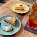 バターチーズケーキ - 実際訪問したユーザーが直接撮影して投稿した新小岩カフェcafe マチノ木の写真のメニュー情報