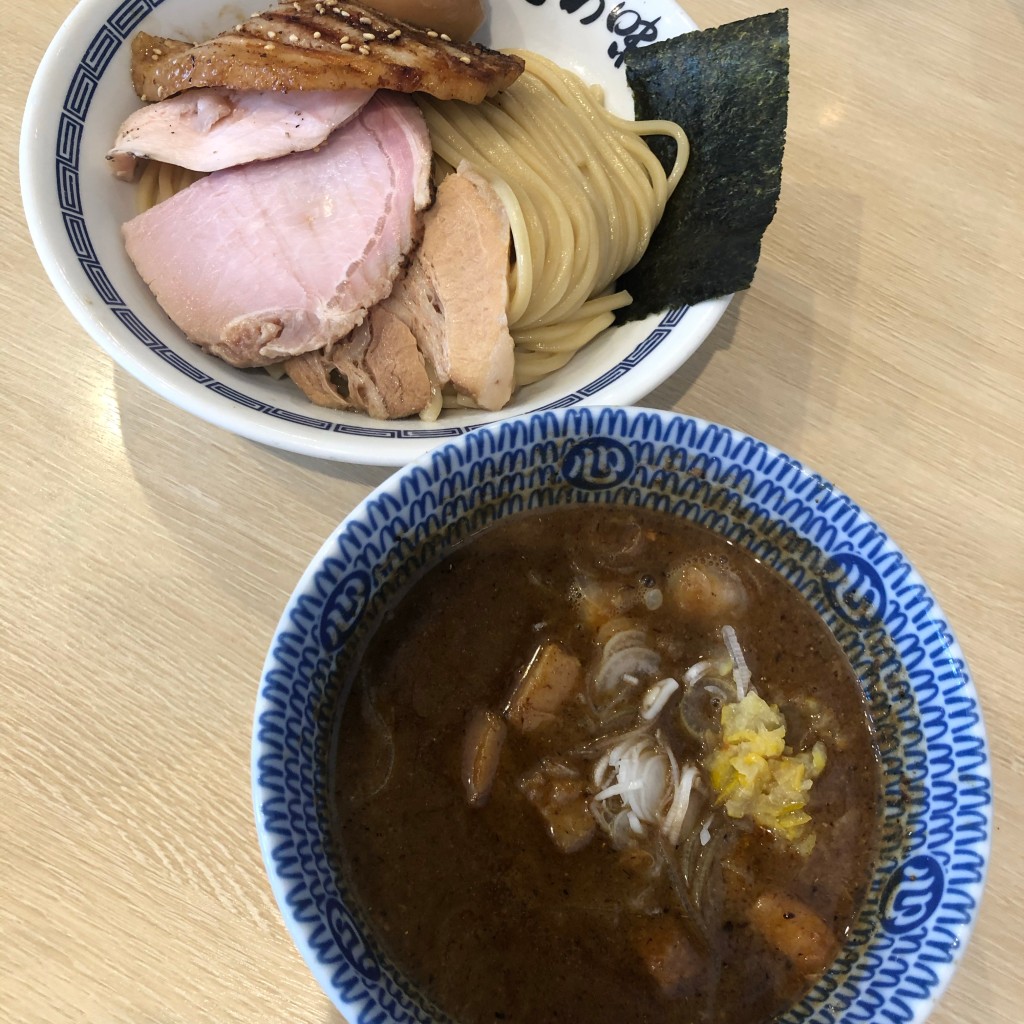 ユーザーが投稿した特製濃厚豚骨魚介つけ麺の写真 - 実際訪問したユーザーが直接撮影して投稿した平井つけ麺専門店心の味製麺 平井店の写真