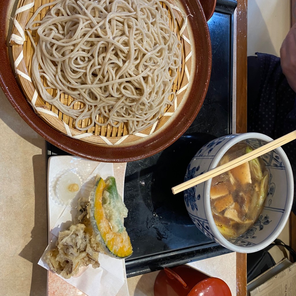 ユーザーが投稿した鴨汁ミニ天ぷらセットの写真 - 実際訪問したユーザーが直接撮影して投稿した笠原町和食 / 日本料理すぎのや本陣 水戸県庁前店の写真