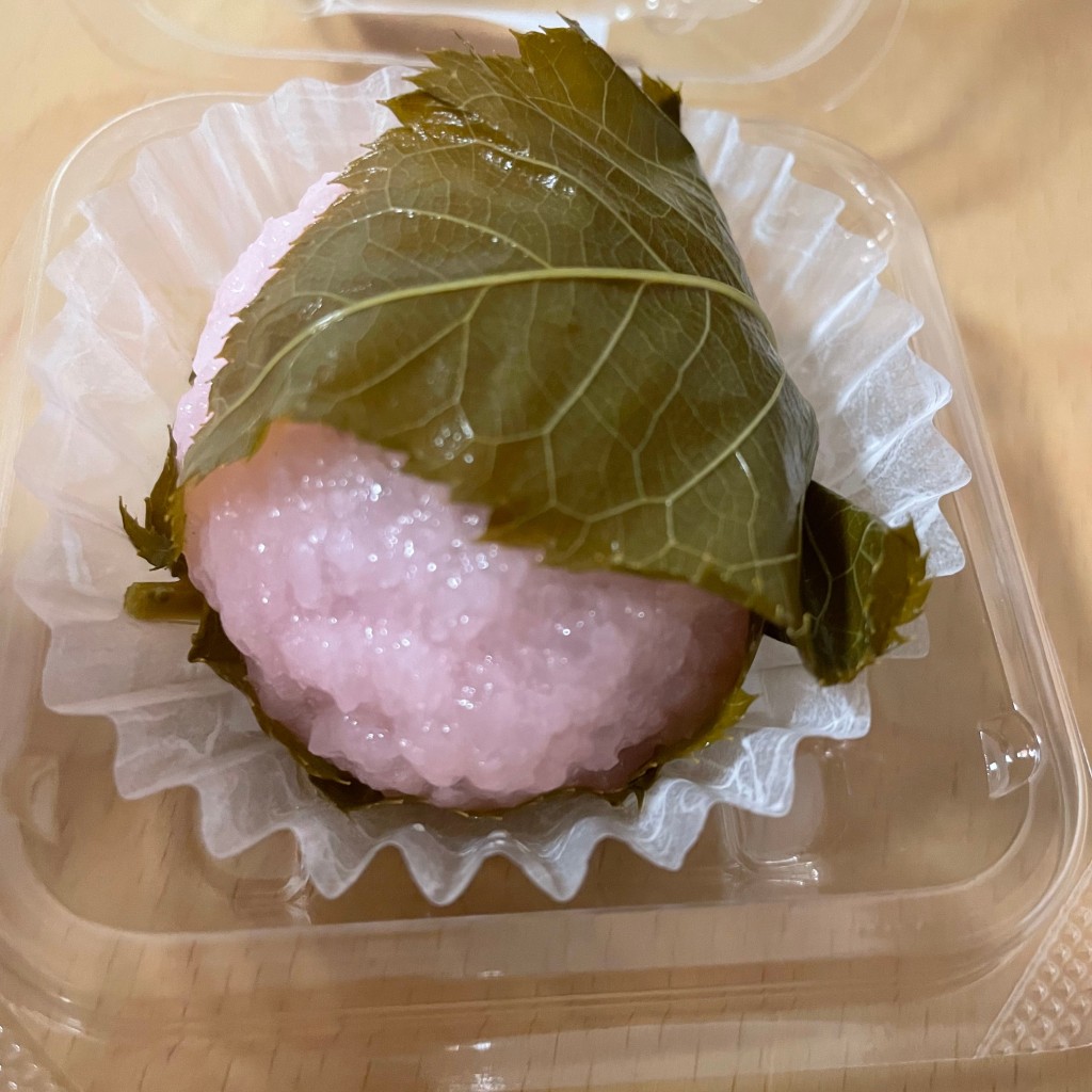 ユーザーが投稿した桜餅の写真 - 実際訪問したユーザーが直接撮影して投稿した富木島町スイーツ亀屋芳広 富木島店の写真