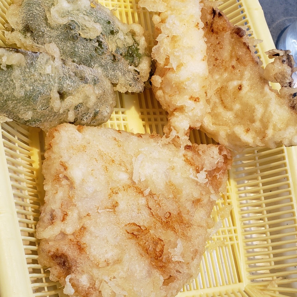 ユーザーが投稿したお好み野菜定食の写真 - 実際訪問したユーザーが直接撮影して投稿した吉塚天ぷらだるまの天ぷら定食 吉塚本店の写真