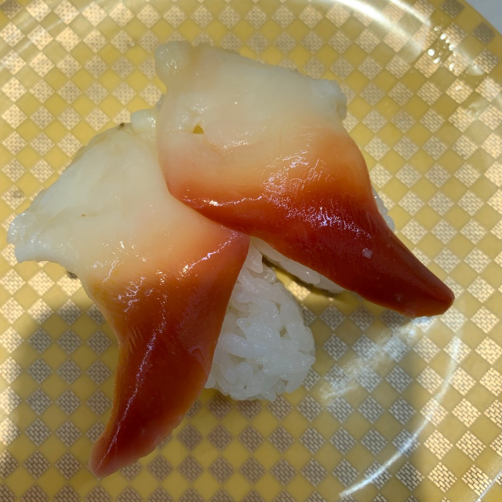 ユーザーが投稿したほっき貝の写真 - 実際訪問したユーザーが直接撮影して投稿した浜見平寿司魚べい ブランチ茅ヶ崎店の写真