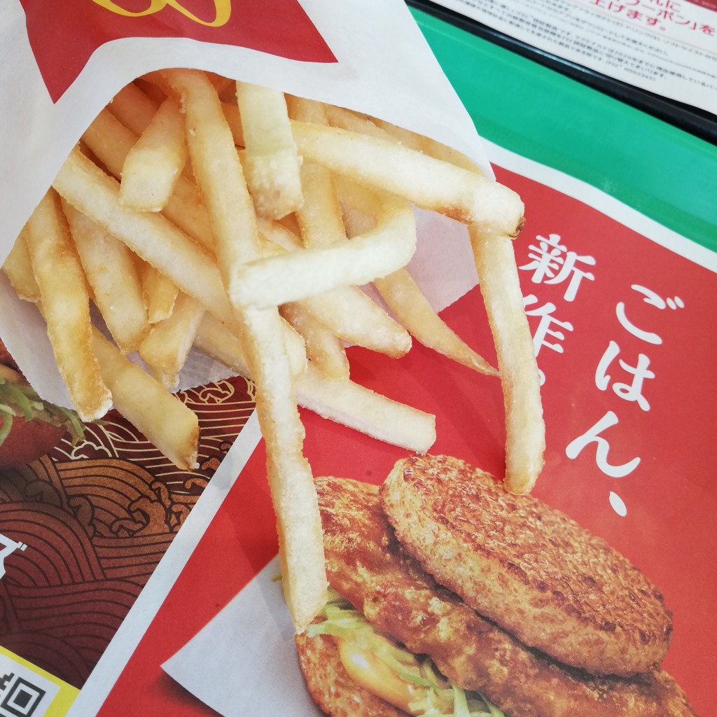 ユーザーが投稿したマックフライポテトの写真 - 実際訪問したユーザーが直接撮影して投稿した藤ノ木ファーストフードマクドナルド イオンモール伊丹店の写真