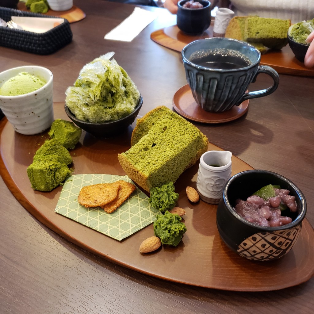 ユーザーが投稿した茶々丸プレートの写真 - 実際訪問したユーザーが直接撮影して投稿した北魚町和カフェ / 甘味処白酒屋 茂三郎の写真