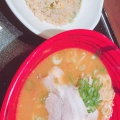 らーめん炒飯セット - 実際訪問したユーザーが直接撮影して投稿した島屋ラーメン専門店らーめん古潭 風神雷神RA-MENの写真のメニュー情報