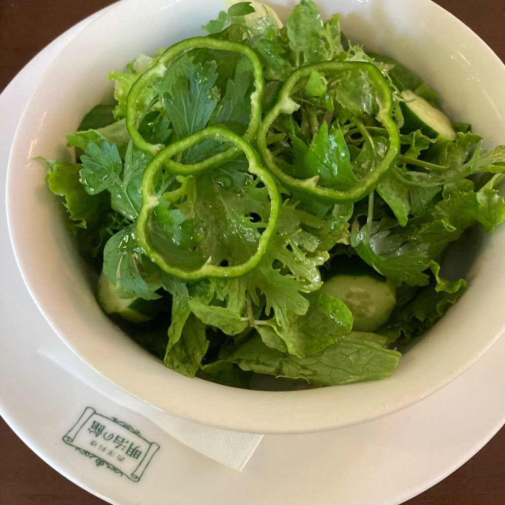 ユーザーが投稿したグリーンサラダの写真 - 実際訪問したユーザーが直接撮影して投稿した山内西洋料理西洋料理 明治の館の写真