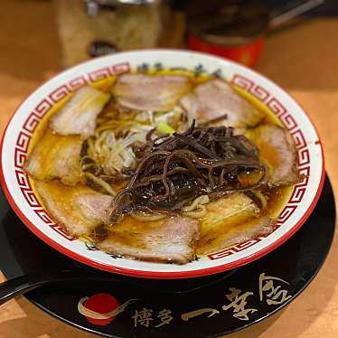 実際訪問したユーザーが直接撮影して投稿した博多駅中央街ラーメン専門店博多一幸舎 博多駅筑紫口店の写真