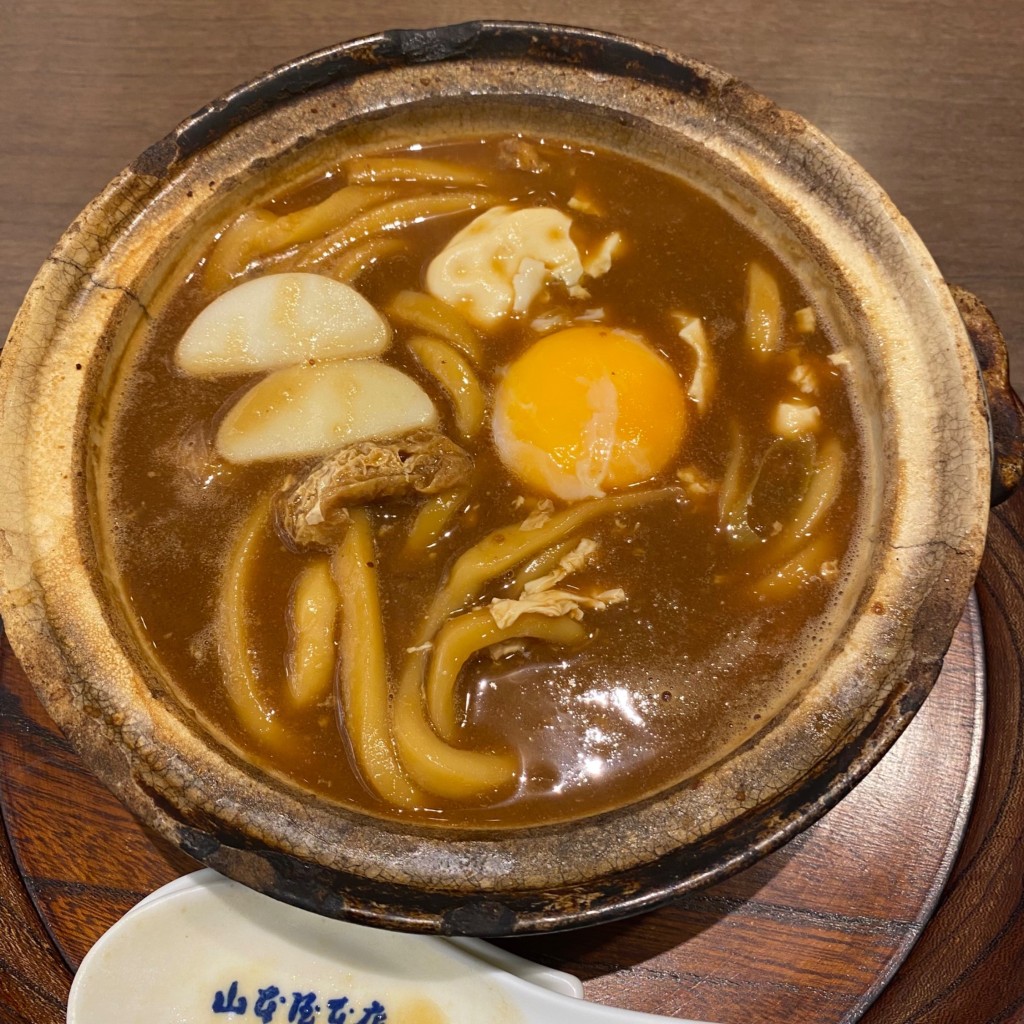 ユーザーが投稿した味噌煮込みうどんの写真 - 実際訪問したユーザーが直接撮影して投稿した椿町うどん煮込うどん 山本屋本店 エスカ店の写真