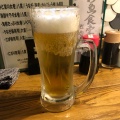 生ビール - 実際訪問したユーザーが直接撮影して投稿した茶臼山町居酒屋お魚食堂かど家 天王寺公園店の写真のメニュー情報