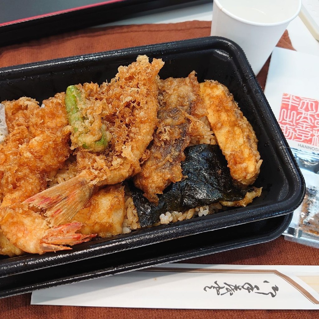 ユーザーが投稿した[C弁] 野菜上天丼弁当の写真 - 実際訪問したユーザーが直接撮影して投稿した豊洲天ぷら日本橋天丼 金子半之助 ららぽーと豊洲店の写真