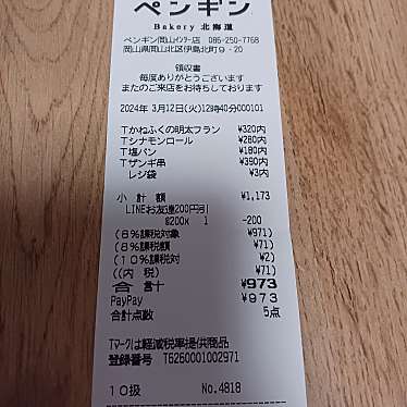 ペンギンベーカリー 岡山インター店のundefinedに実際訪問訪問したユーザーunknownさんが新しく投稿した新着口コミの写真