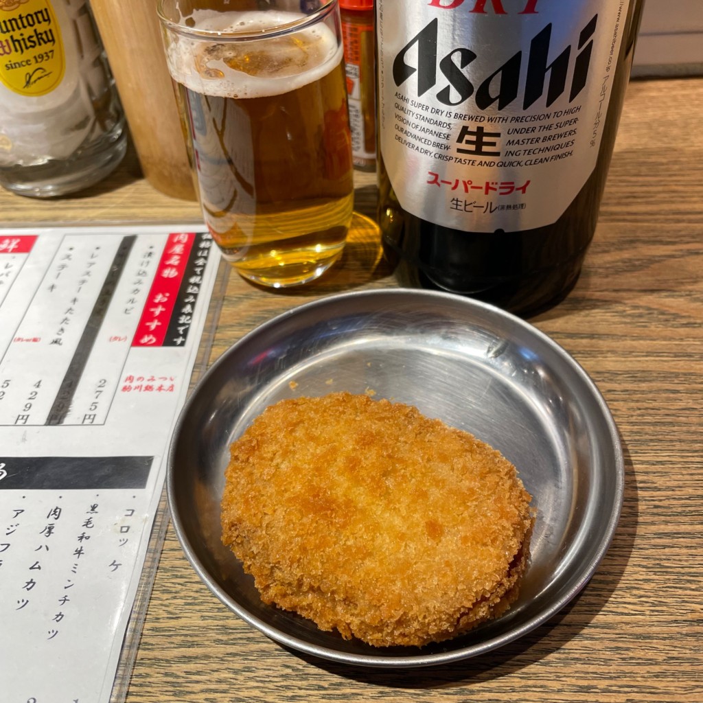 ユーザーが投稿したアサヒの写真 - 実際訪問したユーザーが直接撮影して投稿した駒川居酒屋肉のみつい 駒川総本店の写真