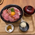 牛とろRB丼 - 実際訪問したユーザーが直接撮影して投稿した南池袋洋食ローストビーフとハンバーグ YOSHIMI 池袋パルコ店の写真のメニュー情報