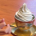 ソフトクリーム  ミルク - 実際訪問したユーザーが直接撮影して投稿した新川町カフェCUBERU Green&Coffeeの写真のメニュー情報