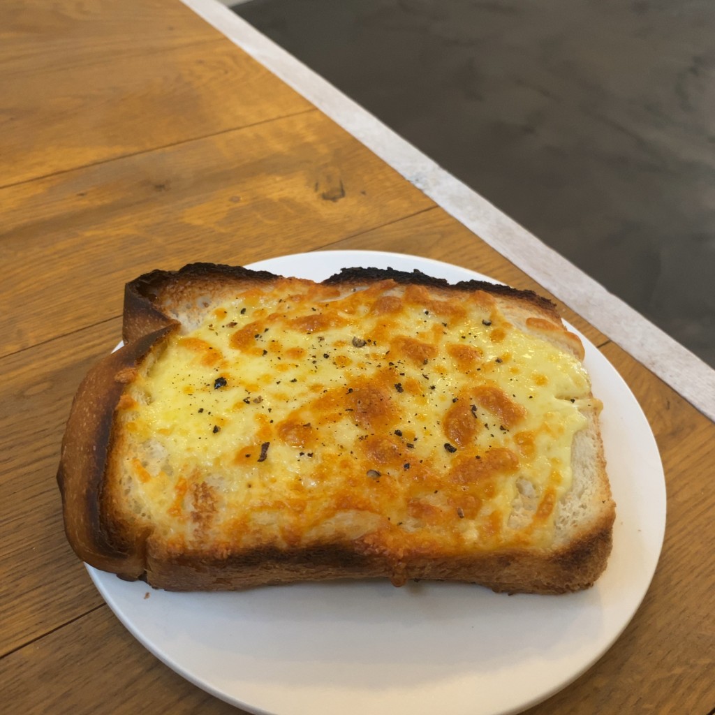 ユーザーが投稿したチーズトーストの写真 - 実際訪問したユーザーが直接撮影して投稿した寿コーヒー専門店LUCENT COFFEEの写真