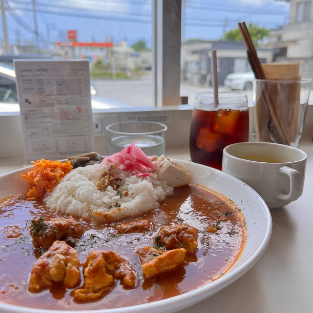 ユーザーが投稿した15種のスパイスチキンカレーの写真 - 実際訪問したユーザーが直接撮影して投稿した各国料理HARVEST MOONの写真