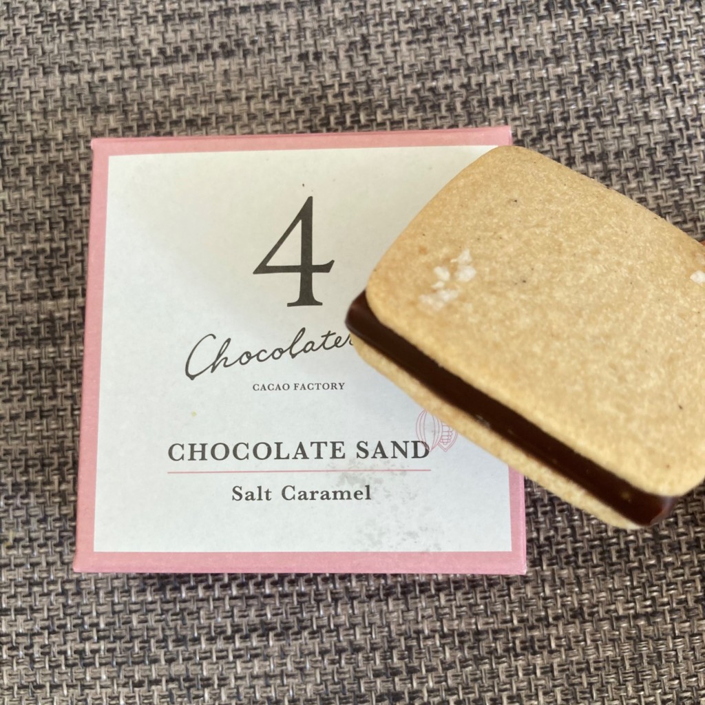 ユーザーが投稿した4チョコレートサンド 真珠の塩キャラメルの写真 - 実際訪問したユーザーが直接撮影して投稿した諏訪栄町チョコレートChocolaterie4の写真