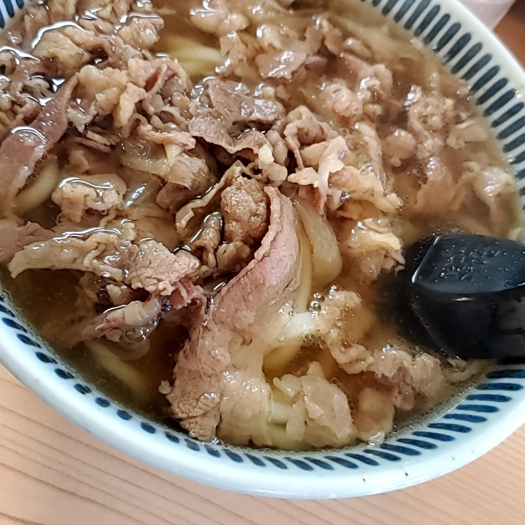 ユーザーが投稿した肉うどんの写真 - 実際訪問したユーザーが直接撮影して投稿した伊川うどん牛牛うどんの写真