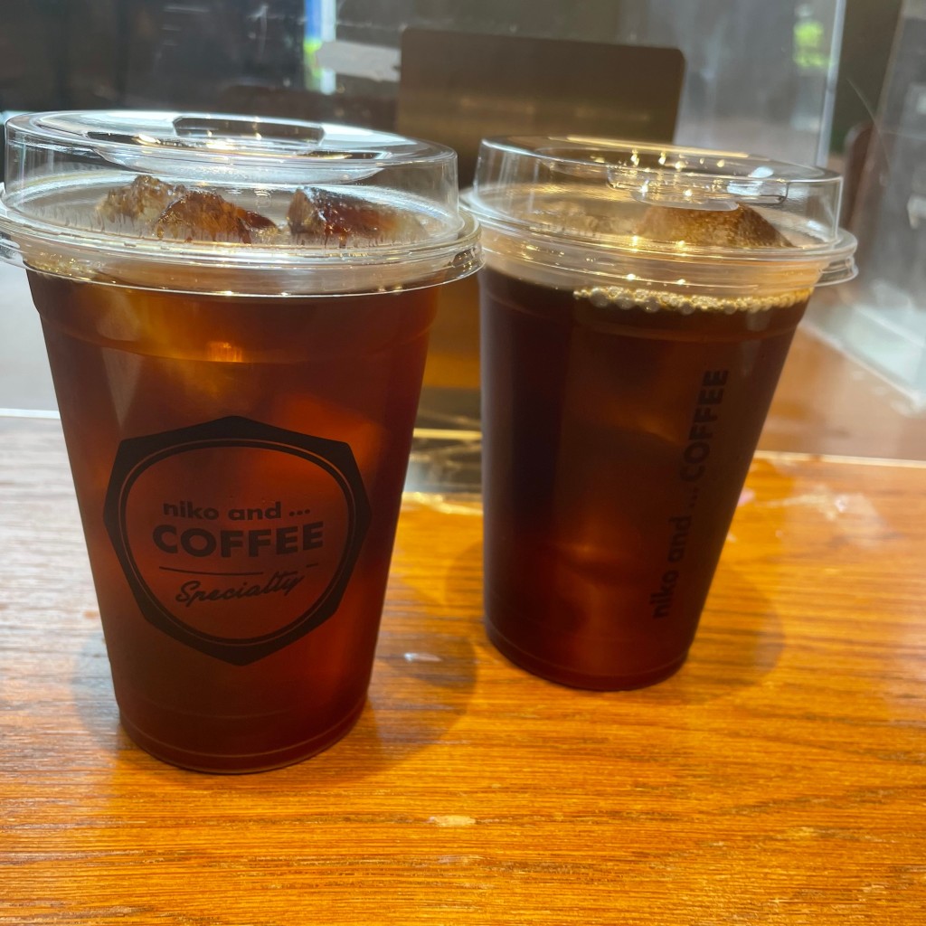 ユーザーが投稿した水出しコーヒーの写真 - 実際訪問したユーザーが直接撮影して投稿した角田町カフェニコ アンド コーヒー 梅田HEPFIVE店の写真