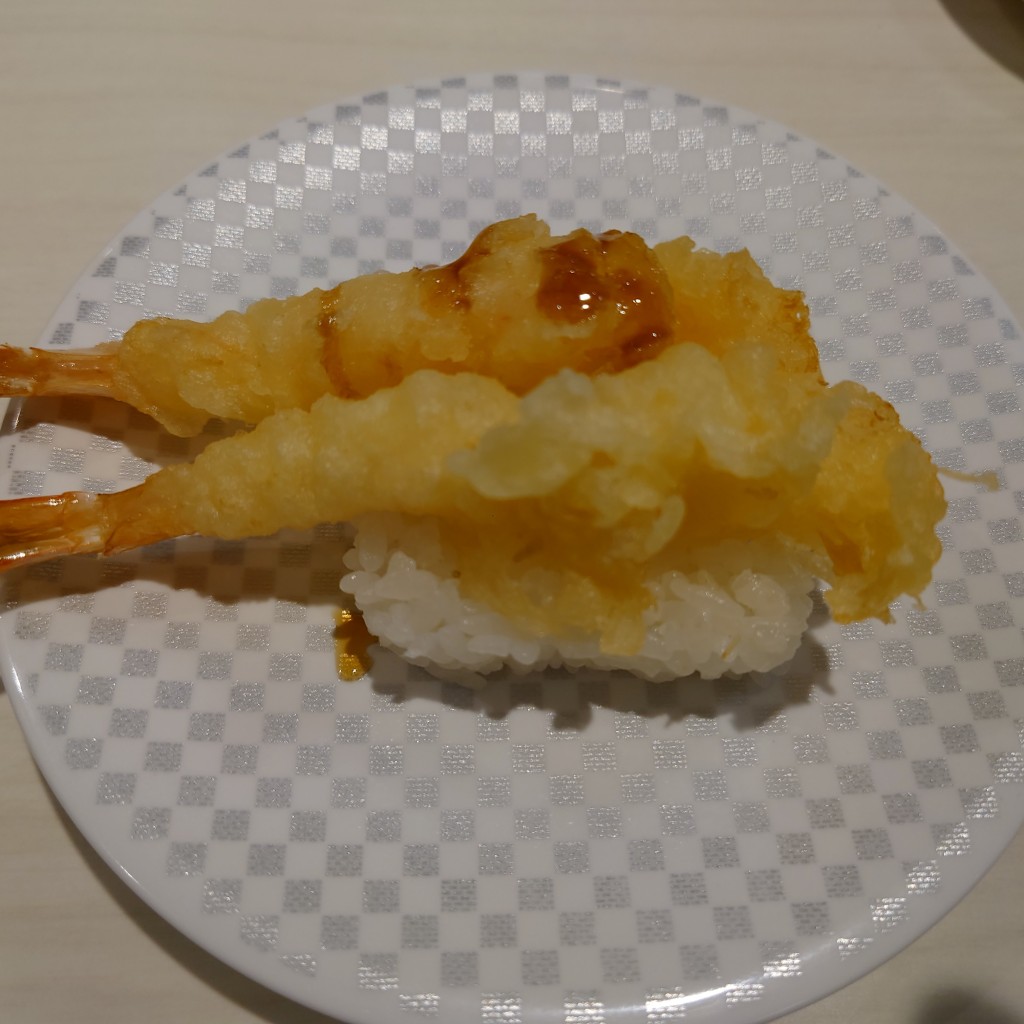 ユーザーが投稿したえび天(たれあり)の写真 - 実際訪問したユーザーが直接撮影して投稿した川井町寿司魚べい 松阪店の写真