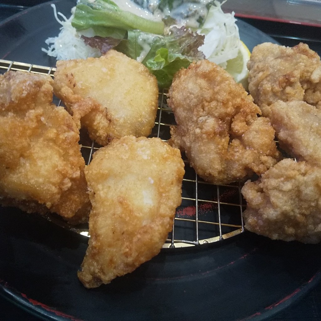 ユーザーが投稿した鶏唐揚御膳の写真 - 実際訪問したユーザーが直接撮影して投稿した四大地鶏料理鶏三和 ネオパーサ浜松店の写真