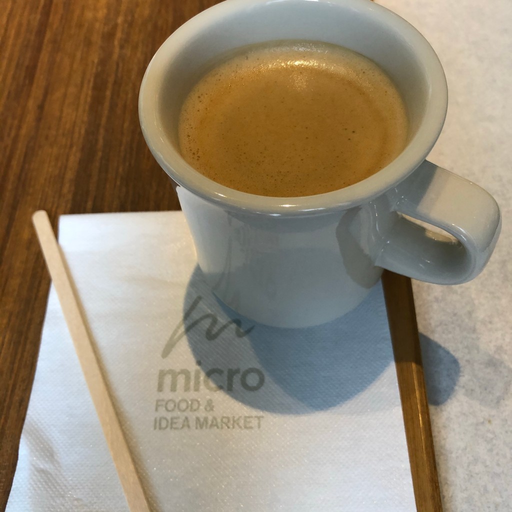 ユーザーが投稿したコーヒー 城崎の写真 - 実際訪問したユーザーが直接撮影して投稿した有楽町カフェmicro FOOD & IDEA MARKETの写真