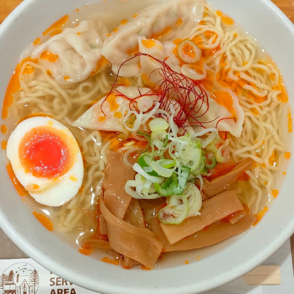 ユーザーが投稿した青源餃子塩ラーメンの写真 - 実際訪問したユーザーが直接撮影して投稿した豊原丙ラーメン / つけ麺麺屋りんどうの写真