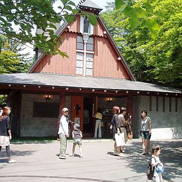 実際訪問したユーザーが直接撮影して投稿した軽井沢教会軽井沢聖パウロカトリック教会の写真