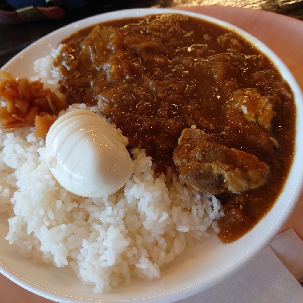 ユーザーが投稿した豚軟骨カレーの写真 - 実際訪問したユーザーが直接撮影して投稿した川上軽食 / ホットスナック中山峠 峠の茶屋の写真