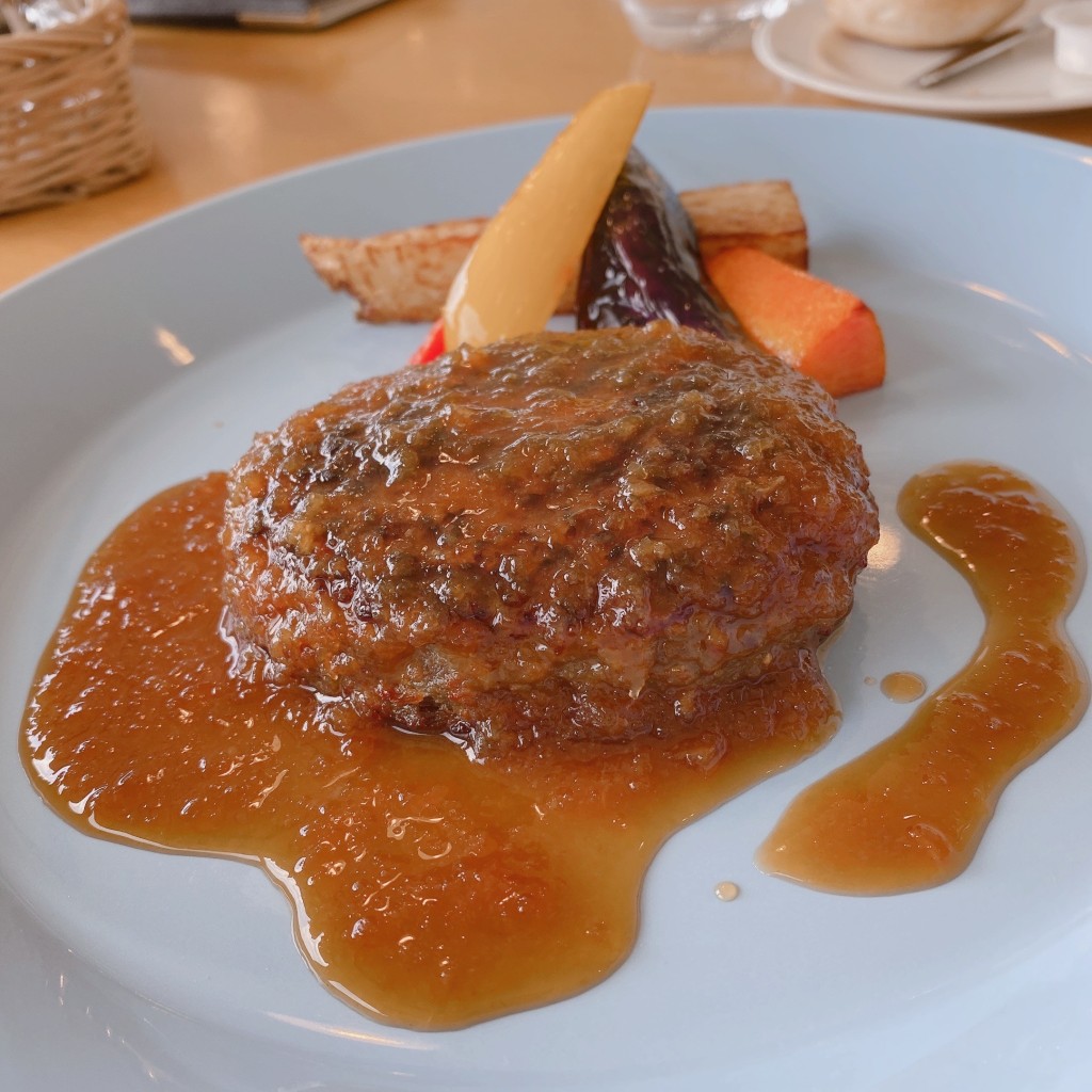 ユーザーが投稿したハンバーグの写真 - 実際訪問したユーザーが直接撮影して投稿した一色西洋料理オランジュ・ブルーの写真