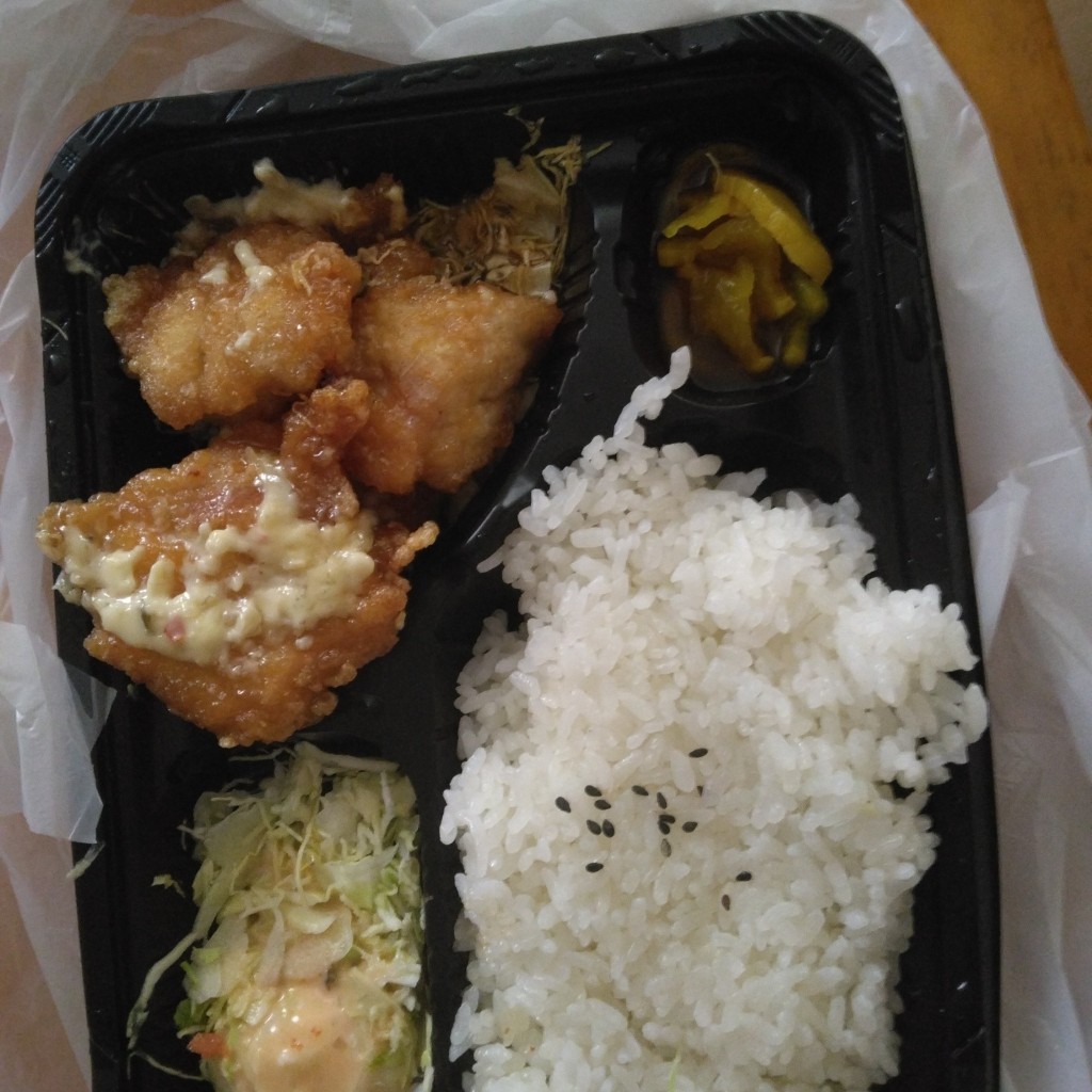 ユーザーが投稿したランチ弁当390の写真 - 実際訪問したユーザーが直接撮影して投稿した妻鳥町弁当 / おにぎりほかほか弁当めんどり店の写真