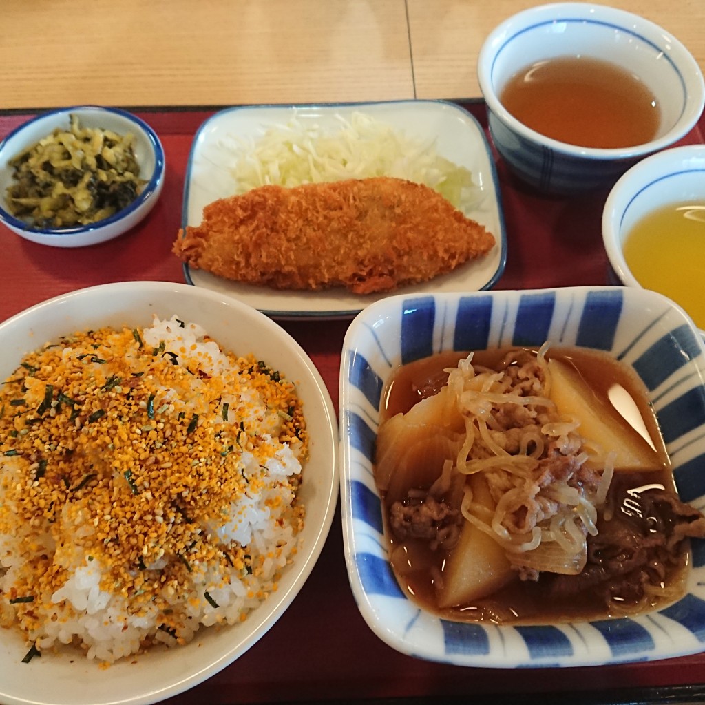 ユーザーが投稿した白身フライの写真 - 実際訪問したユーザーが直接撮影して投稿した大塚定食屋まいどおおきに食堂 奈良広陵食堂の写真