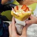 いちごホイップ - 実際訪問したユーザーが直接撮影して投稿した潮江サンドイッチモミ&トイズ あまがさきキューズモール店の写真のメニュー情報
