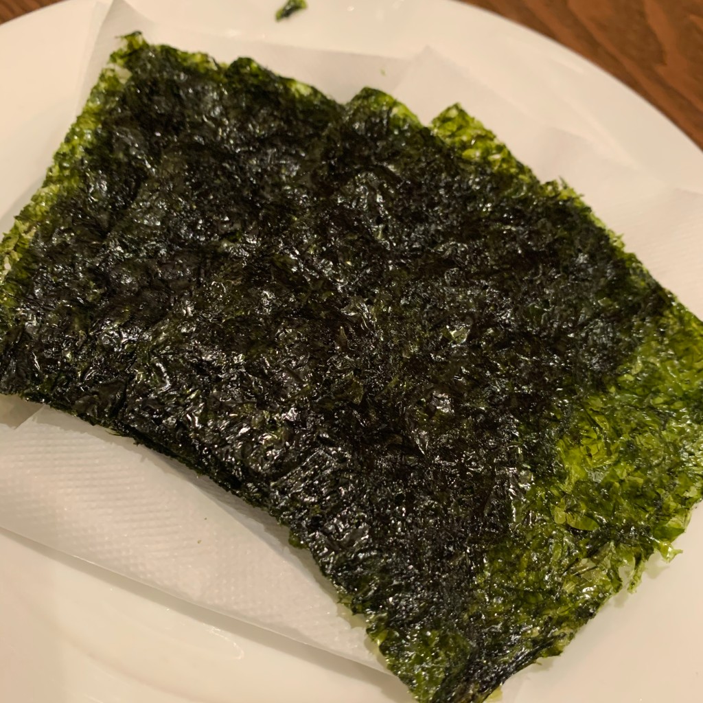ユーザーが投稿した韓国焼のりの写真 - 実際訪問したユーザーが直接撮影して投稿した豊玉北焼肉東京飯店 豊玉店の写真