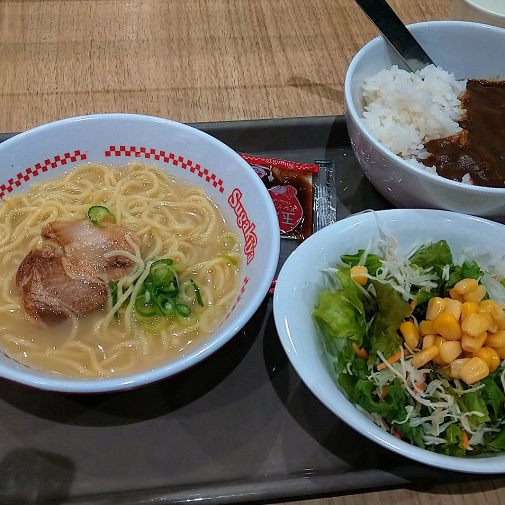 ユーザーが投稿したミニラーメンの写真 - 実際訪問したユーザーが直接撮影して投稿した緒川ラーメン専門店スガキヤ 東浦イオンモール店の写真