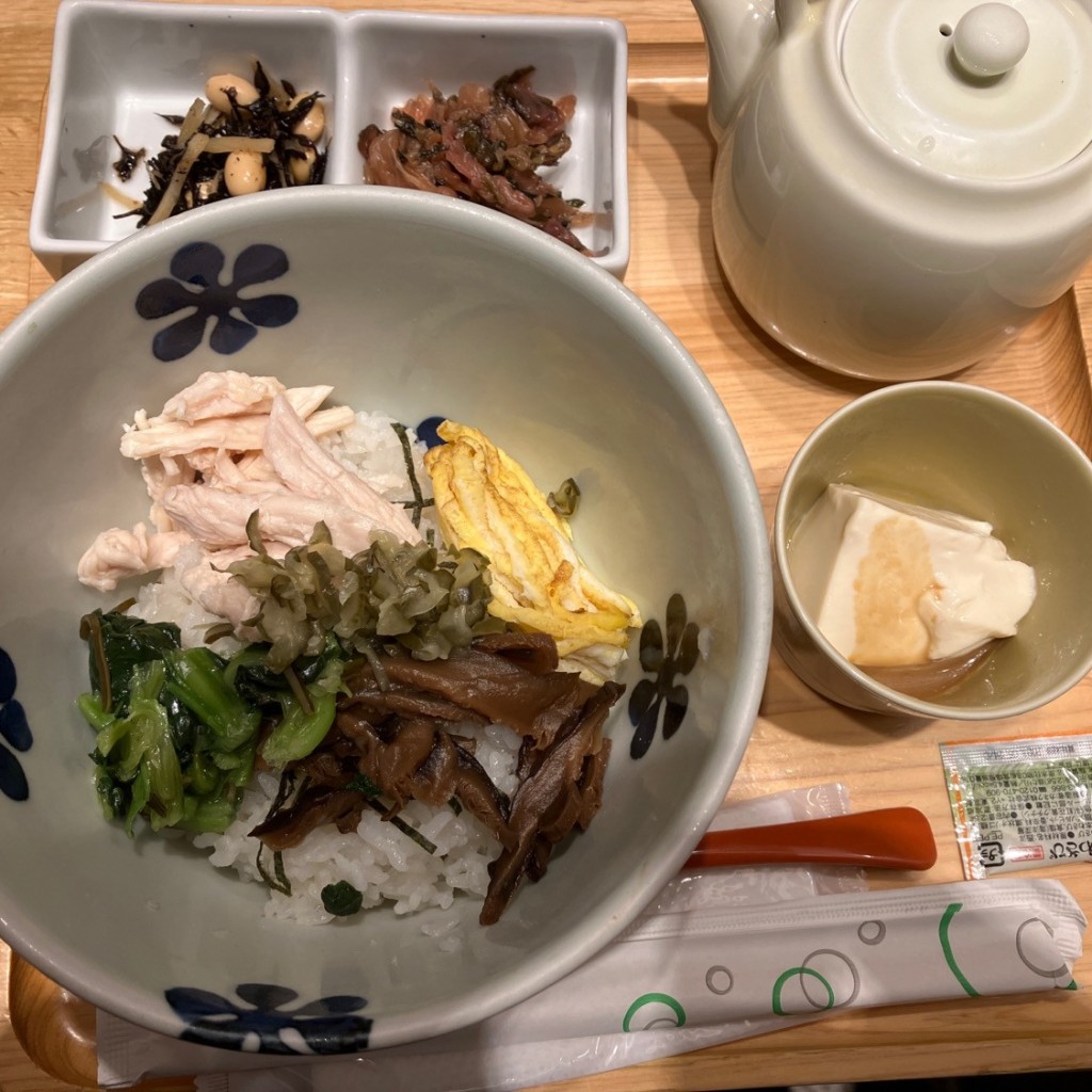 ユーザーが投稿した奄美大島 鶏飯風だしの写真 - 実際訪問したユーザーが直接撮影して投稿した梅田和食 / 日本料理だし茶漬け えん エキマルシェ大阪店の写真