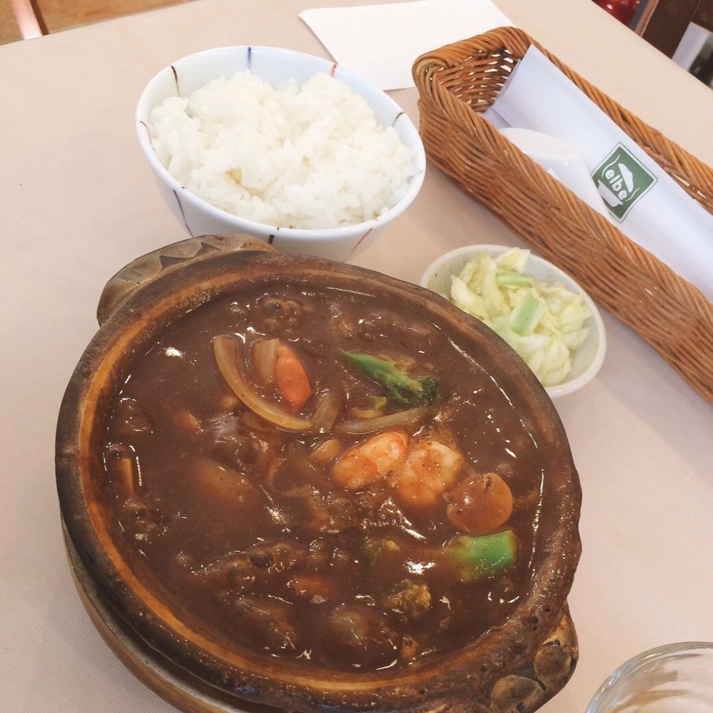 ユーザーが投稿した海老シチューの写真 - 実際訪問したユーザーが直接撮影して投稿した銀座洋食東京銀座 シチューの店 エルベの写真