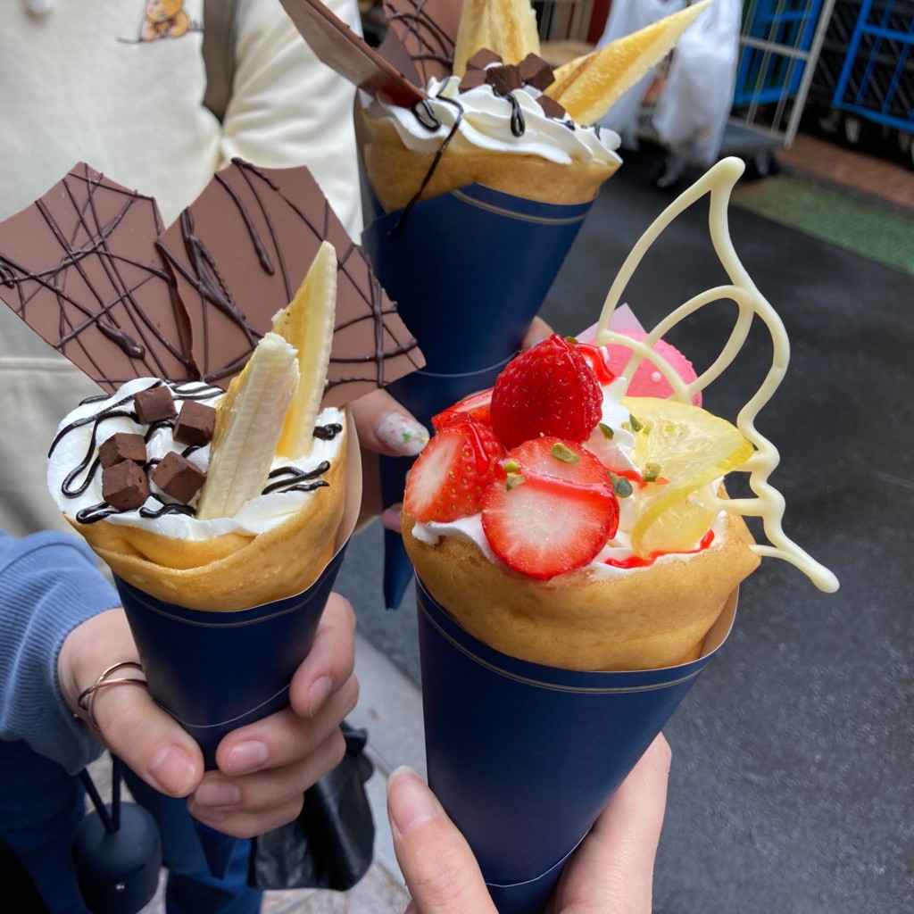 実際訪問したユーザーが直接撮影して投稿した巣鴨クレープPatisserie Swallowtail Maji Crepeの写真