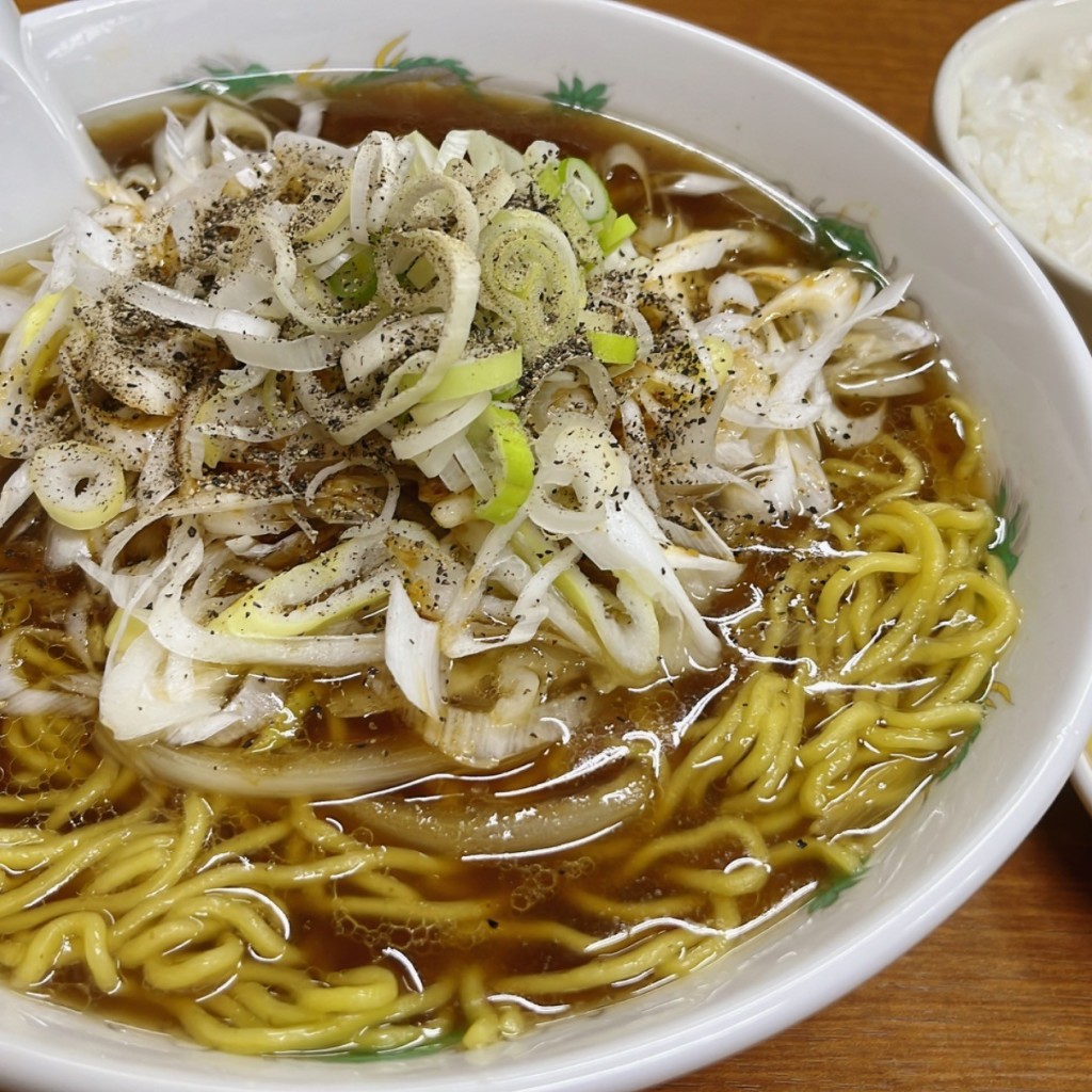 ユーザーが投稿したネギラーメン(醤油)の写真 - 実際訪問したユーザーが直接撮影して投稿した厚別中央二条ラーメン / つけ麺新さっぽろらーめん 龍竜の写真